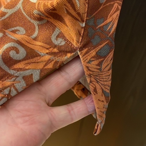 Paradise by Axis men’s 100% silk short sleeved Hawaiian shirt. Size Large - Picture 7 of 9